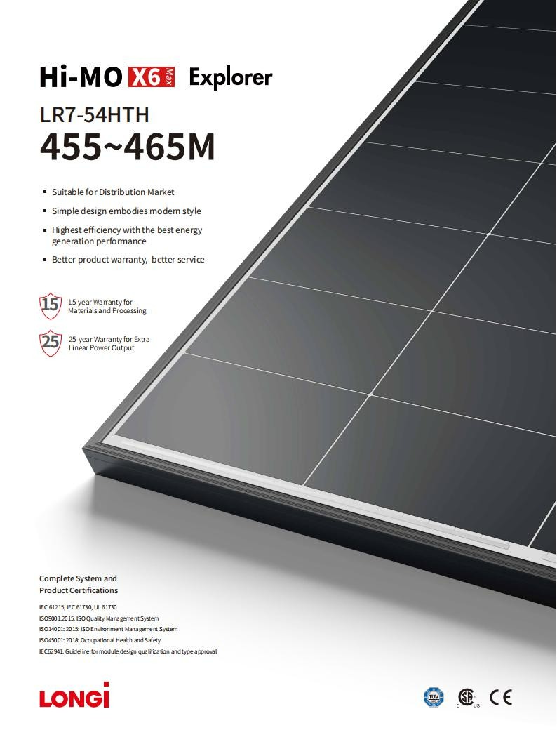 Longi Hi-Mo X10 Single Glass Explorer