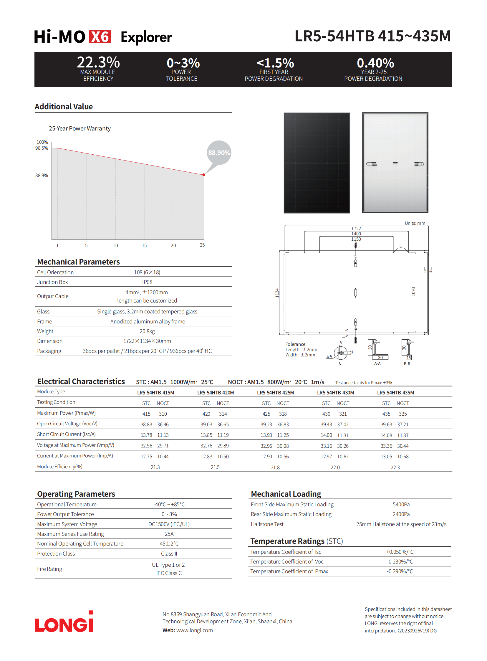 Hi-MO X6 Dual Glass