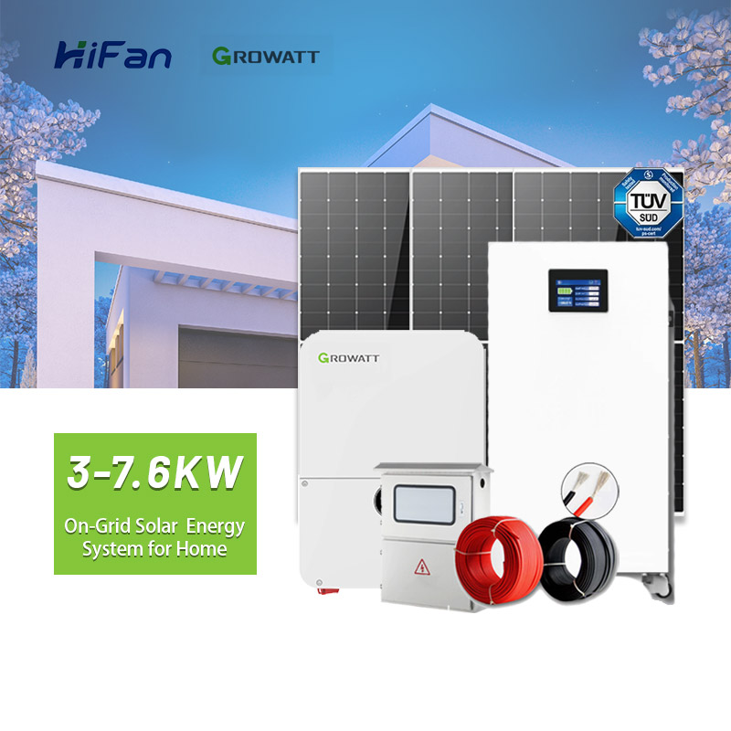 3-7.6KW On-Grid Home Solar Energy Storage System