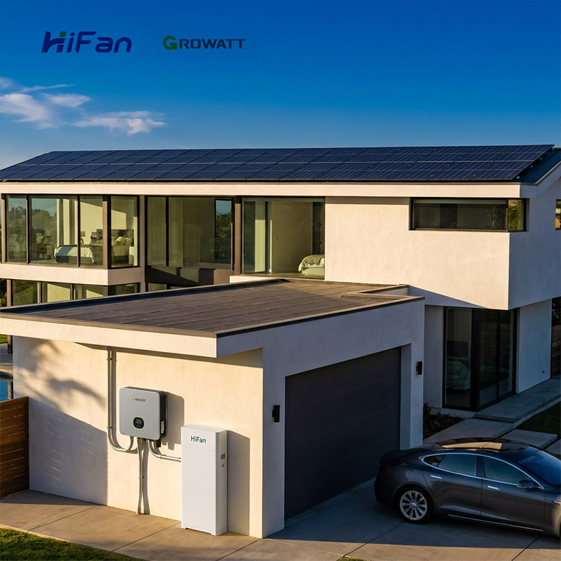 8KW Grid Hybrid Solar System Complete Kit Solis Three Phase Low Voltage Energy Storage Inverters