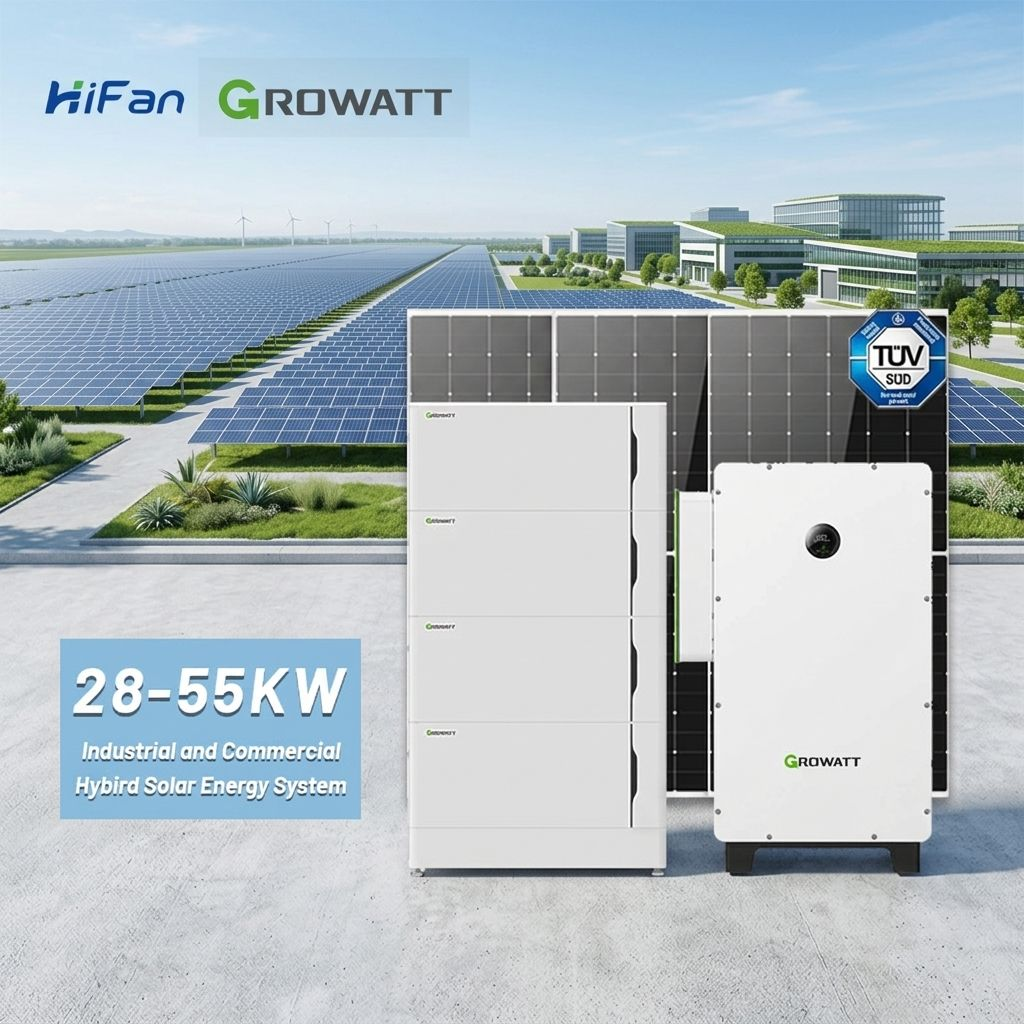 Growatt Hybrid Solar Power System | 4kW - 55kW Complete Kit for Home & Business
