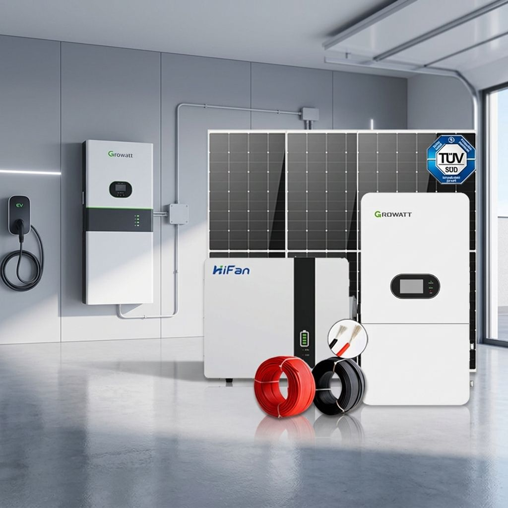 Growatt US Standard Hybrid Solar System | 5kW - 20kW Split-Phase 120V/240V Complete Kit